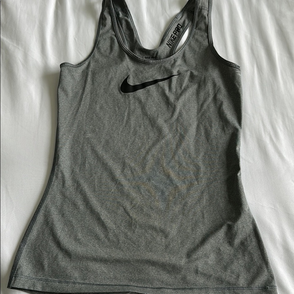 Gray Nike Tank Top